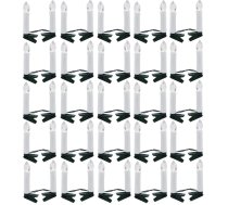 50 LED Ziemassvētku Eglītes Sveces Ar Knaģiem