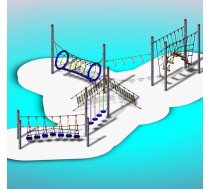 Rotaļlaukuma iekārtas komplekts spēļlaukuma komplekts Huck Vario Adventure Park