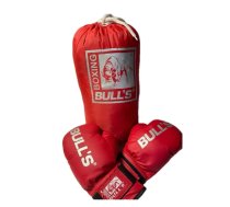 Bērnu boksa maiss bērniem Bulls BS14003 komplektā bērna boksa cimdi 6 OZ, 7-12 gadi