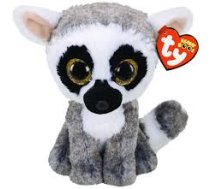 TY Beanie Boos plīša rotaļlieta "Linus" lemurs, 15 cm