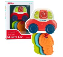 Muzikālā mašīna ar atslēgām — izglītojoša rotaļlieta bērniem