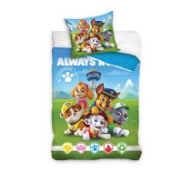 Carbotex Gultas veļas komplekts no 2 daļām, segas pārvalks un spilvendrāna Paw Patrol Ķepu patruļa