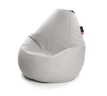 Qubo Comfort 90 Silver Pop Augstas kvalitātes krēsls Bean Bag