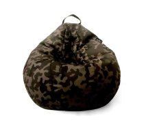 Qubo Comfort 80 Camouflage Pop Augstas kvalitātes krēsls Bean Bag