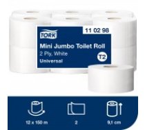 Tork T2 Mini Jumbo Universal tualetes papīrs perforēts 150m