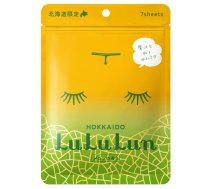 Vienreizējās lietošanas sejas masku komplekts LuLuLun Premium Sheet Mask Hokkaido Melon 7 Pack, mitrinošs un barojošs, ar melones sēklu eļļu, 7 gab.