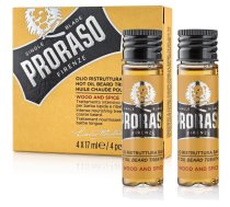 Proraso Wood & Spice Hot Oil Beard Treatment Karstā eļļa bārdas kopšanai, 4x17 ml