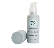 Mitrinošs matu aizsardzība pret karstumu 72 HAIR Blow Dry Cream, 150 ml, visiem matu tipiem