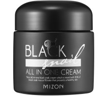 Daudzfunkcionāls sejas krēms Mizon Black Snail Viss vienā krēms ar melnā gliemeža ekstraktu, 75 ml