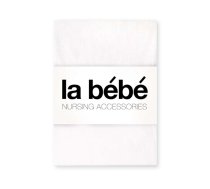La Bebe™ Cotton Satin White Dabīgas satīna palags ar gumiju 60x120 cm 4751003086107