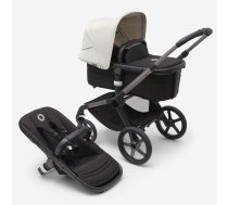 Bugaboo Fox 5 Midnight black Bērnu Ratiņi 2in1 Grafīta rāmis + Jumts Misty White