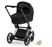 Cybex e-Priam Onyx Black Conscious Eco Chrome black frame Kulbu Rati