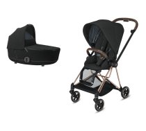 Cybex Mios Deep + Rose Gold Frame Black Bērnu Ratiņi 2in1