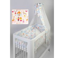 Zīdaiņu gultas veļa virspalags+spilvendrāna TROLL Circus Bedding set for crib 2