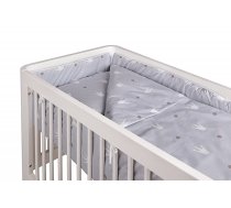 Zīdaiņu gultas veļa virspalags+spilvendrāna TROLL Royal Grey Bedding set for crib 2