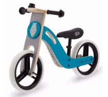 KinderKraft Balance Bike Uniq Turquoise Līdzsvara Ritenis ar koka rāmi