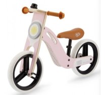 KinderKraft Balance Bike Uniq Pink Līdzsvara Ritenis ar koka rāmi