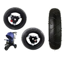 Plastic wheel with rubber tire (inflatable) PRO 700 front