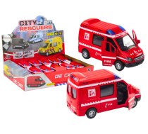 Fire Truck 1:32 Opening Doors Lights Sounds Drive Red