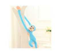 Plush Monkey Mascot with Sound, Blue, 60 cm