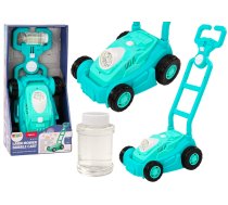 Bubble Machine Ride-on Lawn Mower with Handle Blue