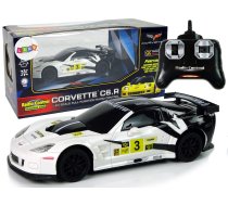 Radiovadāmā mašīna ar pulti Corvette C6.R White