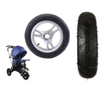 Plastic wheel with rubber tire (inflatable) PRO 700 front