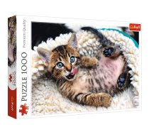 Puzzle - "1000" - Cheerful Kitten Trefl 10448