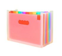 Folder Organizer For Documents Colored Tabs Pockets A4