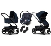 Joolz Geo 3 Wózek Głęboko-Spacerowy Mono Cybex Aton M Fotelik Samochodowy 0-13kg + Adaptery Górne Navy Blue