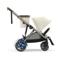 Cybex E-Gazelle S Seashell Beige Dvīņu rati