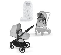 Cybex Eos Basic + Cybex Snogga 2 Lava Grey Bērnu rati 2in1