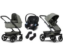 Joolz Geo 3 Wózek Głęboko-Spacerowy Mono + Cybex Aton M Fotelik Samochodowy 0-13kg + Adaptery Górne Sage Green