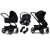 Joolz Geo 3 Wózek Głęboko-Spacerowy Mono + Cybex Aton M Fotelik Samochodowy 0-13kg +Adaptery Górne Brilliant Black