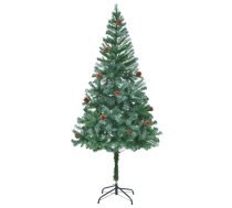Mākslīgā Ziemassvētku Egle Ar Čiekuriem, 180 Cm Vidaxl 8718475805786