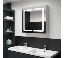 Vannasistabas Skapītis Ar Spoguli Un Led, 80X12,2X68 Cm Vidaxl 8719883728483