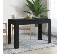 Virtuves Galds, Melns, 120X60X76 Cm, Inženierijas Koks Vidaxl 8719883786889