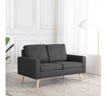 Divvietīgs Dīvāns, Tumši Pelēks Audums Vidaxl 8719883892634