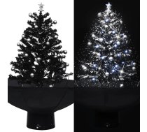 Mākslīgā Ziemassvētku Egle Ar Pamatni, Melna, 75 Cm, Pvc Vidaxl 8719883994895