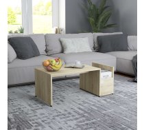 Kafijas Galdiņš, Ozolkoka Krāsā, 90X45X35 Cm, Inženierijas Koks Vidaxl 8720286017180