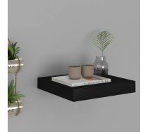 Sienas Plaukts, Melns, 23X23,5X3,8 Cm, Mdf Vidaxl 8720286074541
