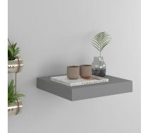 Sienas Plaukts, Pelēks, 23X23,5X3,8 Cm, Mdf Vidaxl 8720286074756