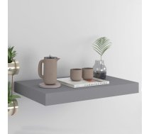 Sienas Plaukts, Pelēks, 40X23X3,8 Cm, Mdf Vidaxl 8720286074787