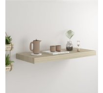Sienas Plaukts, Ozolkoka Krāsā, 60X23,5X3,8 Cm, Mdf Vidaxl 8720286075050