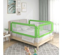 Bērnu Gultas Aizsargbarjera, Zaļa, 140X25 Cm, Audums Vidaxl 8720286345184