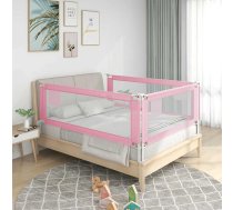 Bērnu Gultas Aizsargbarjera, Rozā, 150X25 Cm, Audums Vidaxl 8720286345283