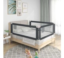 Bērnu Gultas Aizsargbarjera, Tumši Pelēka, 100X25 Cm, Audums Vidaxl 8720286345528