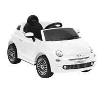 Elektriska Bērnu Automašīna Fiat 500, Balta Vidaxl 8720286350553
