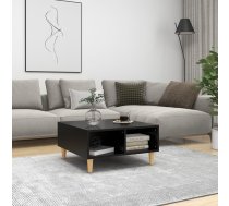 Kafijas Galdiņš, Melns, 60X60X30 Cm, Inženierijas Koks Vidaxl 8720286357873