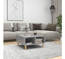 Kafijas Galdiņš, Betona Pelēks, 60X60X30 Cm, Inženierijas Koks Vidaxl 8720286357903